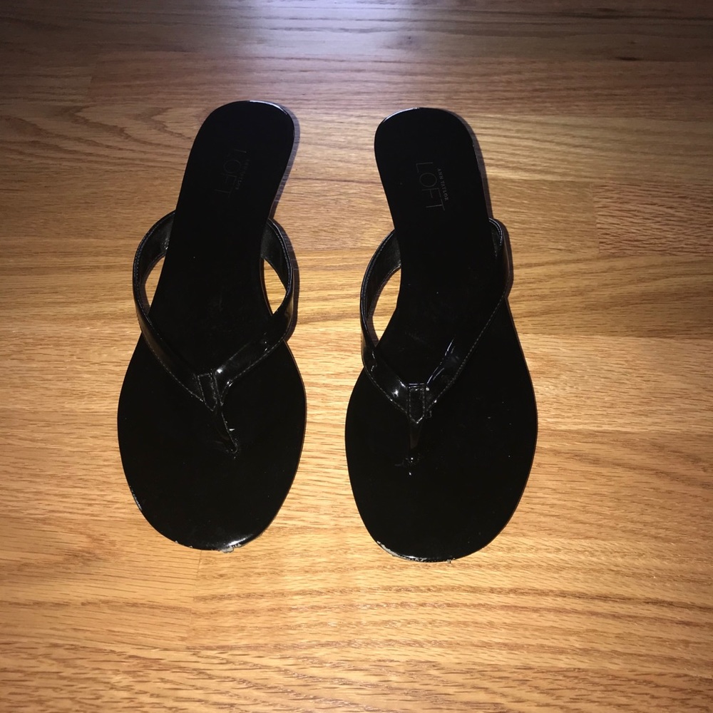 Ann Taylor Loft Wedge Sandal